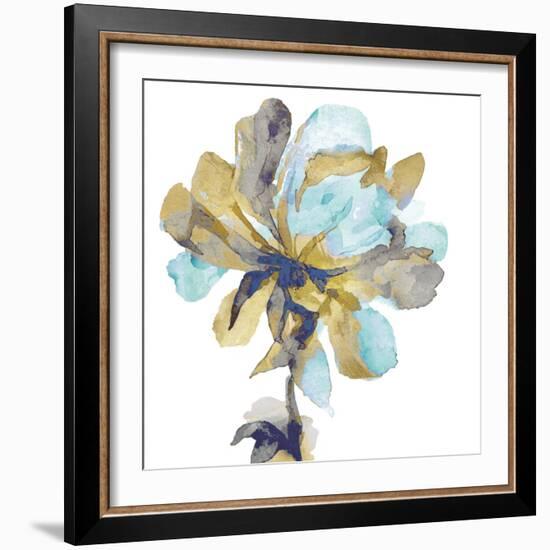Fresh Bloom Aqua I-Vanessa Austin-Framed Art Print