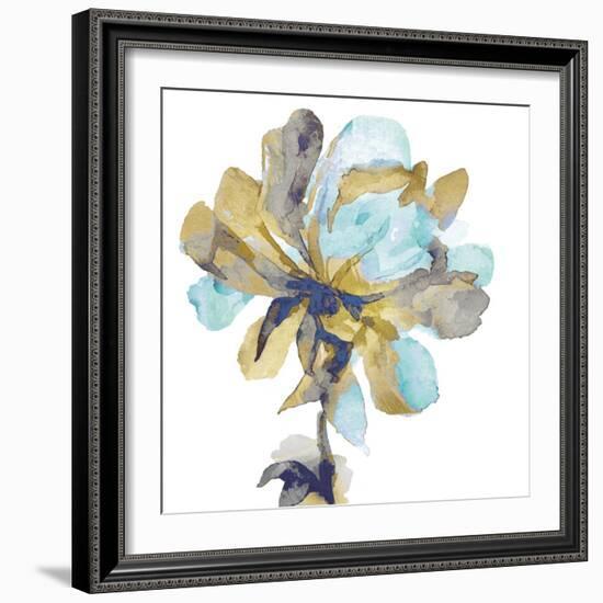 Fresh Bloom Aqua I-Vanessa Austin-Framed Art Print