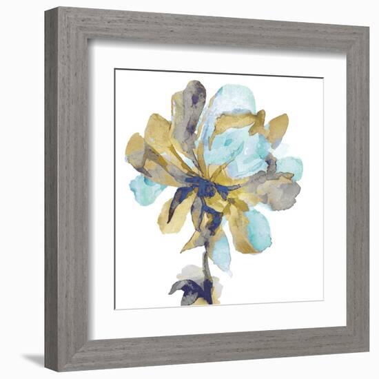 Fresh Bloom Aqua I-Vanessa Austin-Framed Art Print