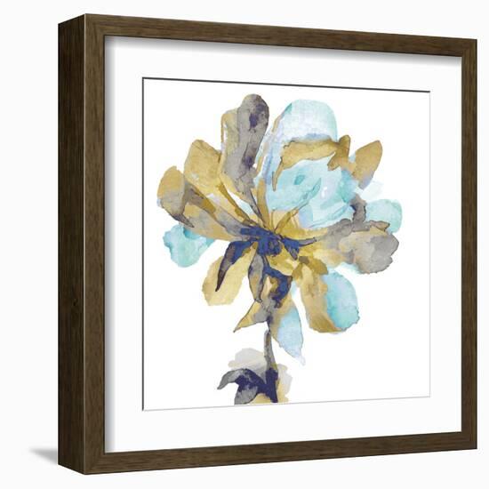 Fresh Bloom Aqua I-Vanessa Austin-Framed Art Print