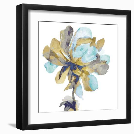 Fresh Bloom Aqua I-Vanessa Austin-Framed Art Print