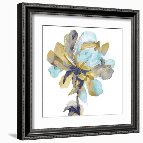 Fresh Bloom Aqua I-Vanessa Austin-Framed Art Print