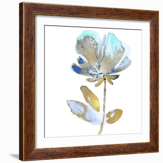 Fresh Bloom Aqua II-Vanessa Austin-Framed Art Print