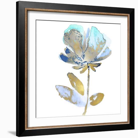 Fresh Bloom Aqua II-Vanessa Austin-Framed Art Print