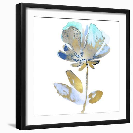 Fresh Bloom Aqua II-Vanessa Austin-Framed Art Print