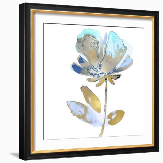 Fresh Bloom Aqua II-Vanessa Austin-Framed Art Print