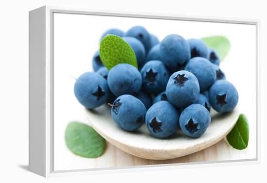 Fresh Blueberry-Olga Miltsova-Framed Premier Image Canvas