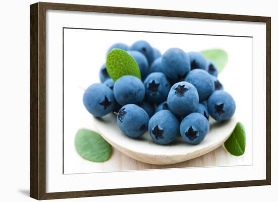 Fresh Blueberry-Olga Miltsova-Framed Photographic Print