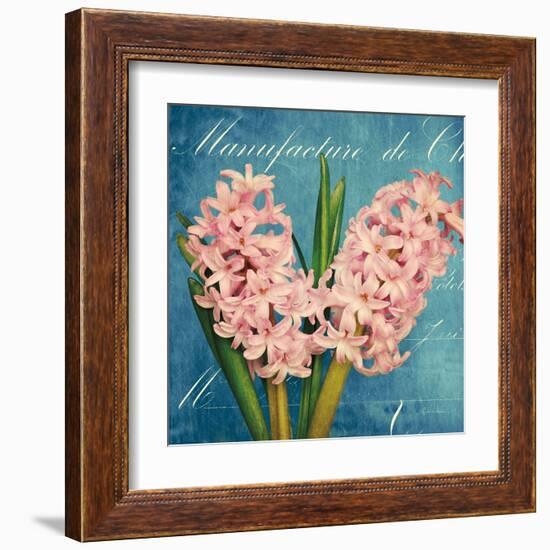 Fresh Bouquet with Text 2-Cristin Atria-Framed Art Print