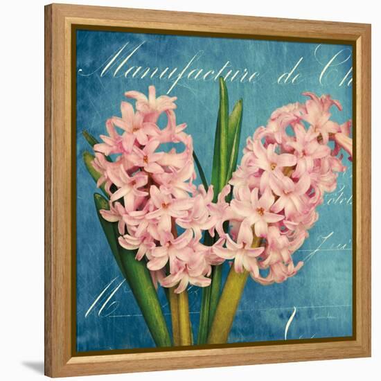 Fresh Bouquet with Text 2-Cristin Atria-Framed Stretched Canvas