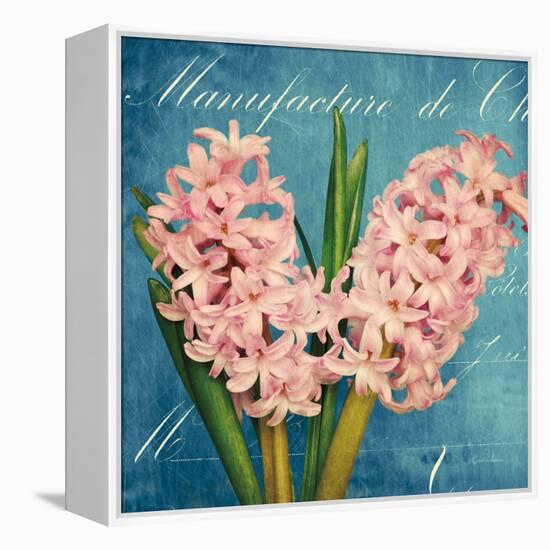 Fresh Bouquet with Text 2-Cristin Atria-Framed Stretched Canvas