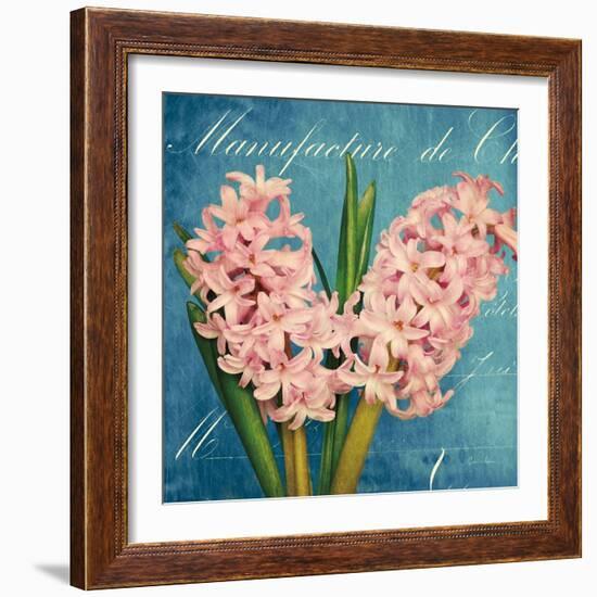 Fresh Bouquet with Text 2-Cristin Atria-Framed Art Print