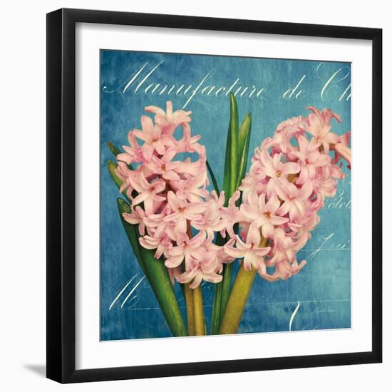 Fresh Bouquet with Text 2-Cristin Atria-Framed Art Print