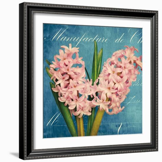 Fresh Bouquet with Text 2-Cristin Atria-Framed Art Print