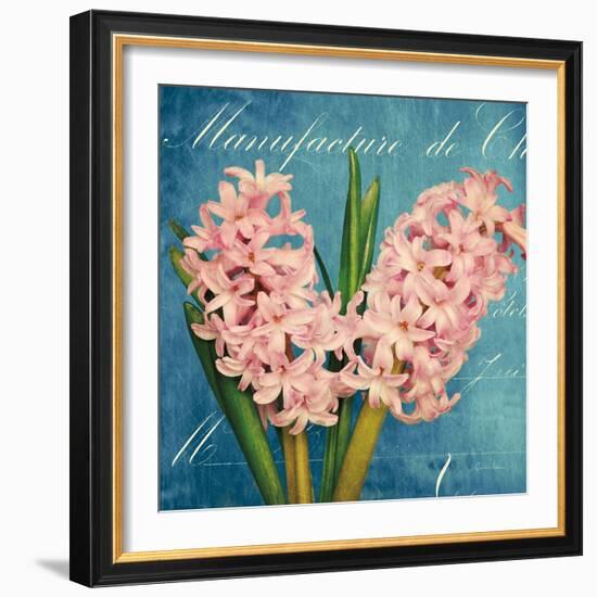 Fresh Bouquet with Text 2-Cristin Atria-Framed Art Print