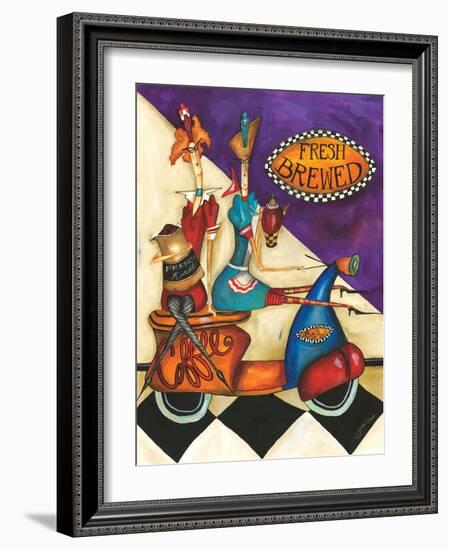 Fresh Brewed Coffee-Jennifer Garant-Framed Giclee Print