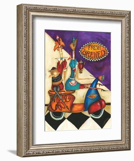 Fresh Brewed Coffee-Jennifer Garant-Framed Giclee Print