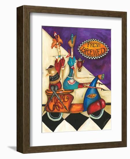 Fresh Brewed Coffee-Jennifer Garant-Framed Giclee Print