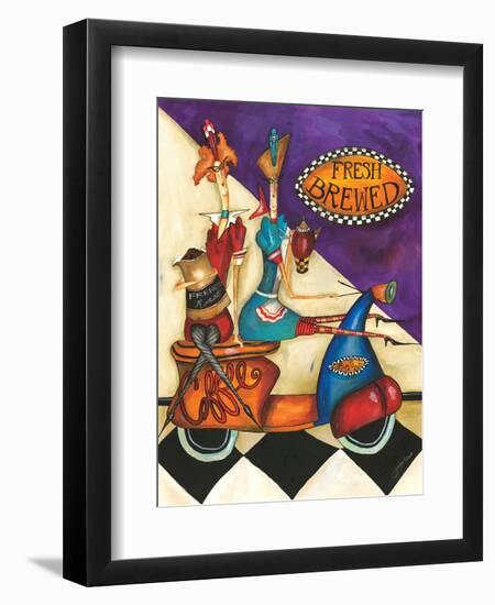 Fresh Brewed Coffee-Jennifer Garant-Framed Giclee Print