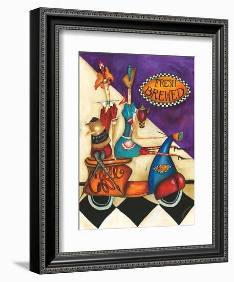 Fresh Brewed Coffee-Jennifer Garant-Framed Giclee Print