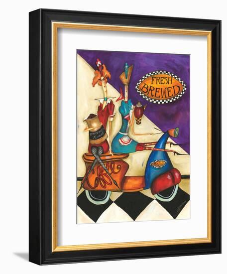 Fresh Brewed Coffee-Jennifer Garant-Framed Giclee Print