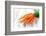 Fresh Carrots on Wooden Background-Kesu01-Framed Photographic Print