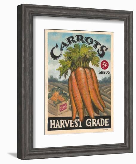 Fresh Carrots-K. Tobin-Framed Art Print