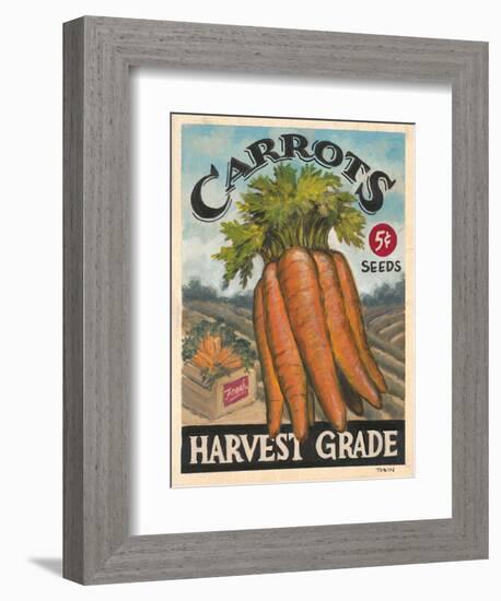 Fresh Carrots-K. Tobin-Framed Art Print