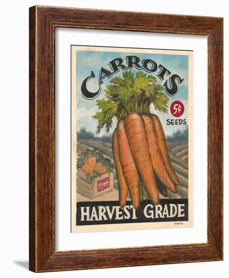 Fresh Carrots-K. Tobin-Framed Art Print