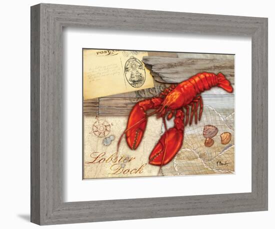 Fresh Catch Lobster-Paul Brent-Framed Art Print