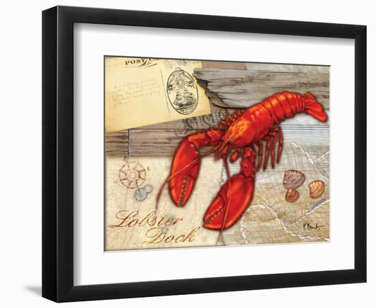 Fresh Catch Lobster-Paul Brent-Framed Art Print