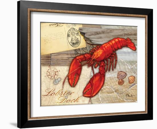 Fresh Catch Lobster-Paul Brent-Framed Art Print