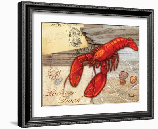 Fresh Catch Lobster-Paul Brent-Framed Art Print