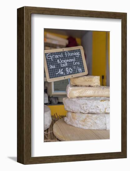 Fresh cheese, Bayeux, Normandy, France-Lisa S. Engelbrecht-Framed Photographic Print