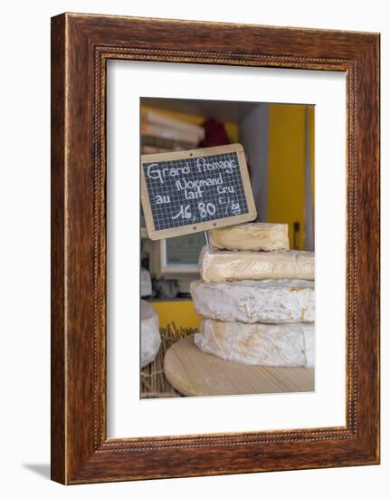 Fresh cheese, Bayeux, Normandy, France-Lisa S. Engelbrecht-Framed Photographic Print