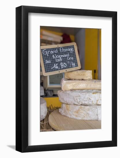 Fresh cheese, Bayeux, Normandy, France-Lisa S. Engelbrecht-Framed Photographic Print