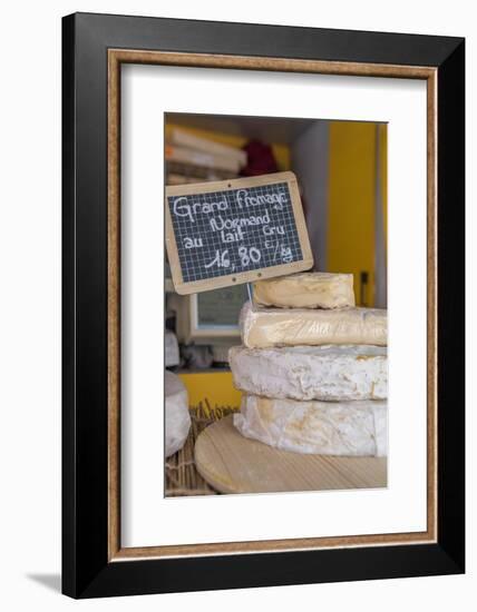 Fresh cheese, Bayeux, Normandy, France-Lisa S. Engelbrecht-Framed Photographic Print