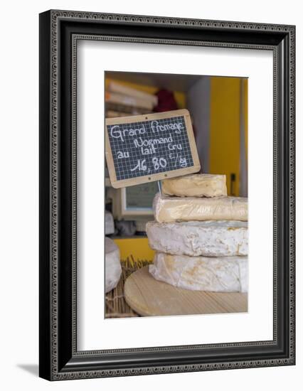 Fresh cheese, Bayeux, Normandy, France-Lisa S. Engelbrecht-Framed Photographic Print