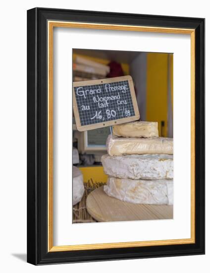 Fresh cheese, Bayeux, Normandy, France-Lisa S. Engelbrecht-Framed Photographic Print