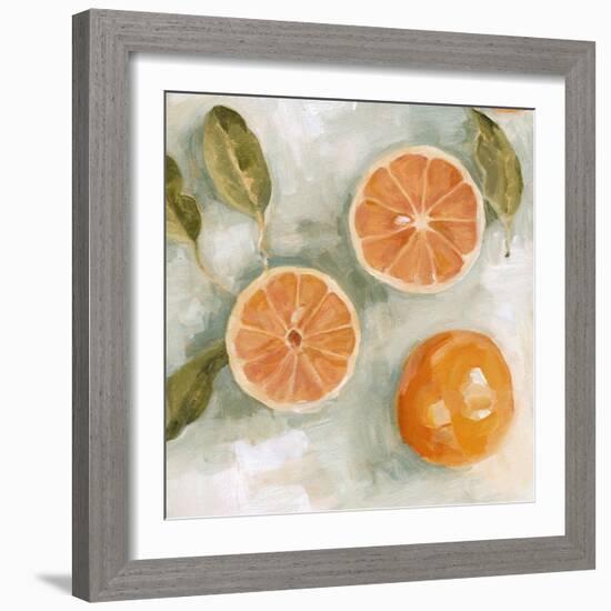 Fresh Citrus III-Emma Scarvey-Framed Art Print