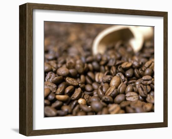 Fresh Coffee Beans Out of the Bag-Steven Morris-Framed Photographic Print