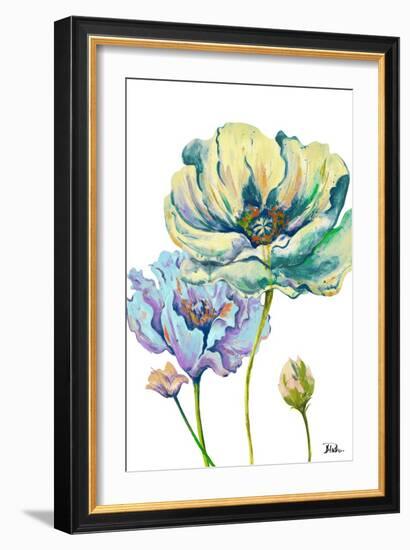 Fresh Colored Poppies II-Patricia Pinto-Framed Art Print