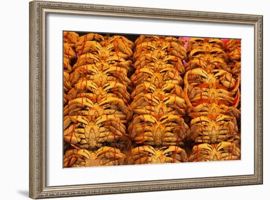 Fresh Crab at Pike Place Market-Paul Souders-Framed Photographic Print