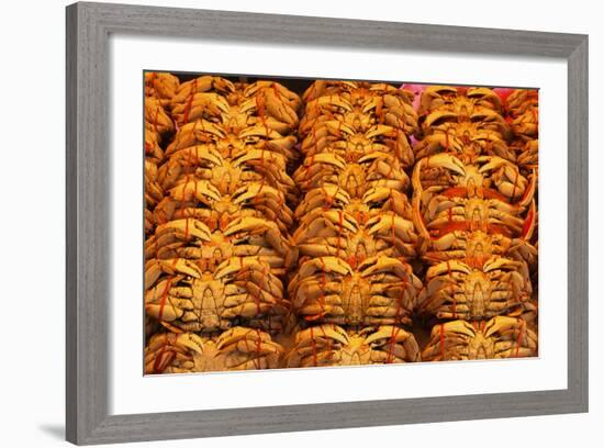 Fresh Crab at Pike Place Market-Paul Souders-Framed Photographic Print