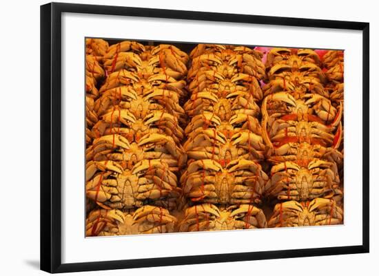 Fresh Crab at Pike Place Market-Paul Souders-Framed Photographic Print