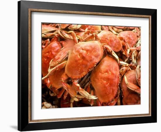 Fresh Crab in Pike Street Market, Seattle, Washington, USA-Janis Miglavs-Framed Photographic Print