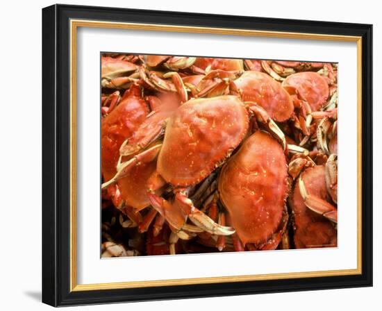 Fresh Crab in Pike Street Market, Seattle, Washington, USA-Janis Miglavs-Framed Photographic Print