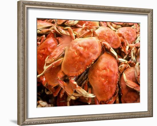 Fresh Crab in Pike Street Market, Seattle, Washington, USA-Janis Miglavs-Framed Photographic Print
