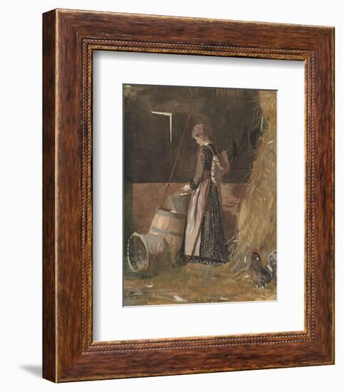 Fresh Eggs, 1874-Winslow Homer-Framed Art Print