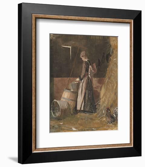 Fresh Eggs, 1874-Winslow Homer-Framed Art Print